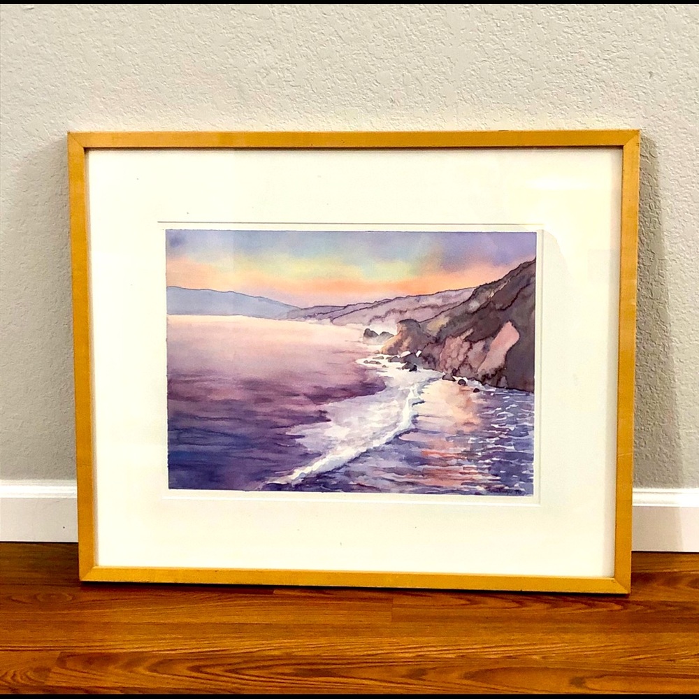 ORIGINAL Seascape Watercolor by John Finger